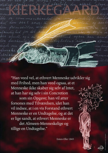 Kierkegaard-citatplakat
