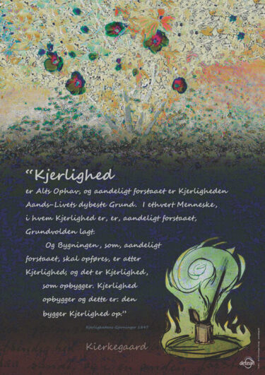 Kierkegaard-citatplakat