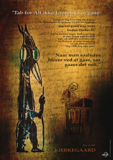 Kierkegaard-citatplakat